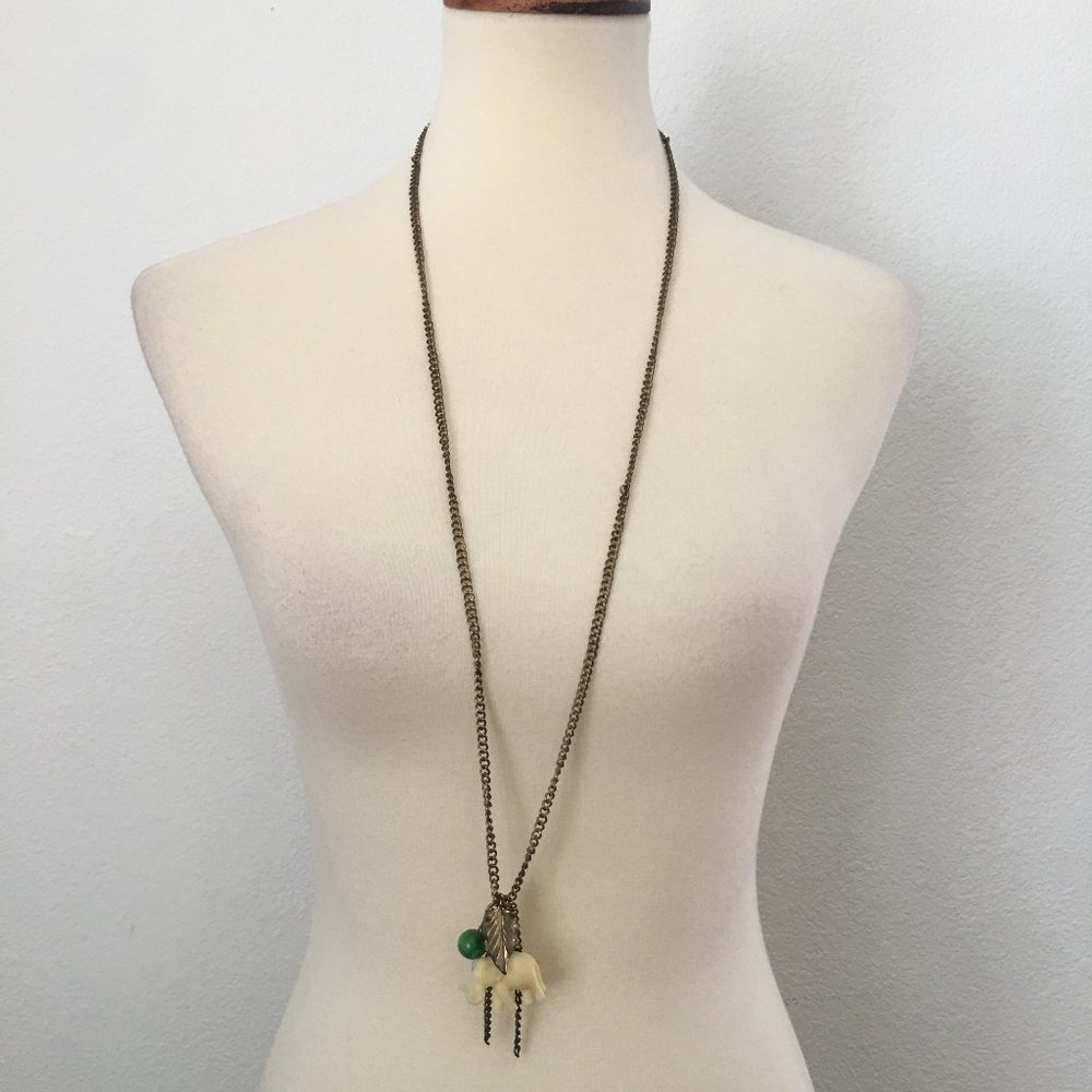 Cute Elephant Pendant Necklace